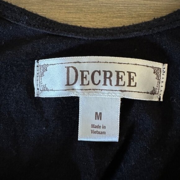 Decree Black Sequin Tank Top 8473 - Picture 5 of 6